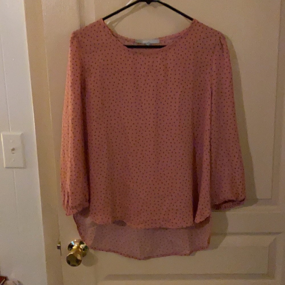 💜 3/$15 Sweet rain 3/4 sleeve blouse